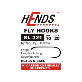 BL 321L Black HOOKS  HENDS