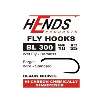 HOOKS  HENDS Wet Fly BL 300 Black Nickel HOOKS  HENDS