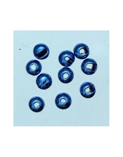 Tungsten Beads small slot   Anodizing Blue